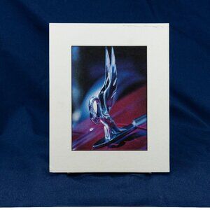 Car Hood Ornament Detail 8x10 print, Ready to Frame